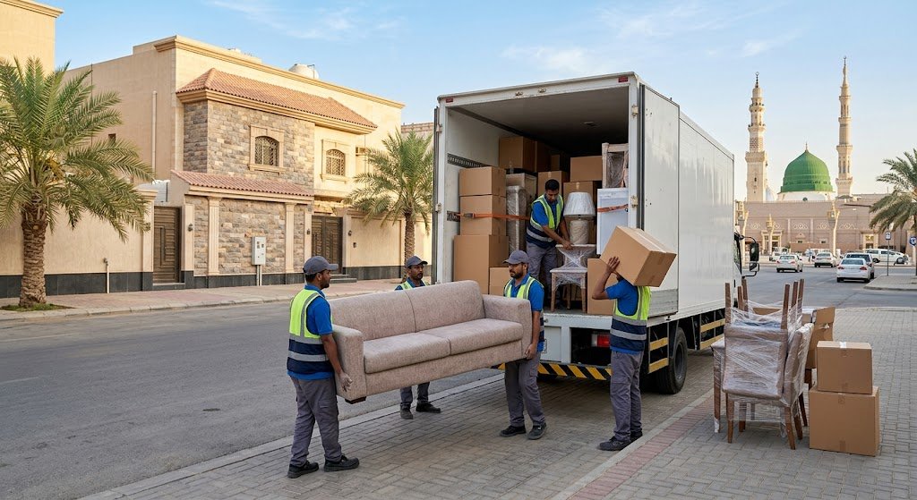 أفضل شركة نقل عفش حي الحضاري بخميس مشيط مع تغليف احترافي