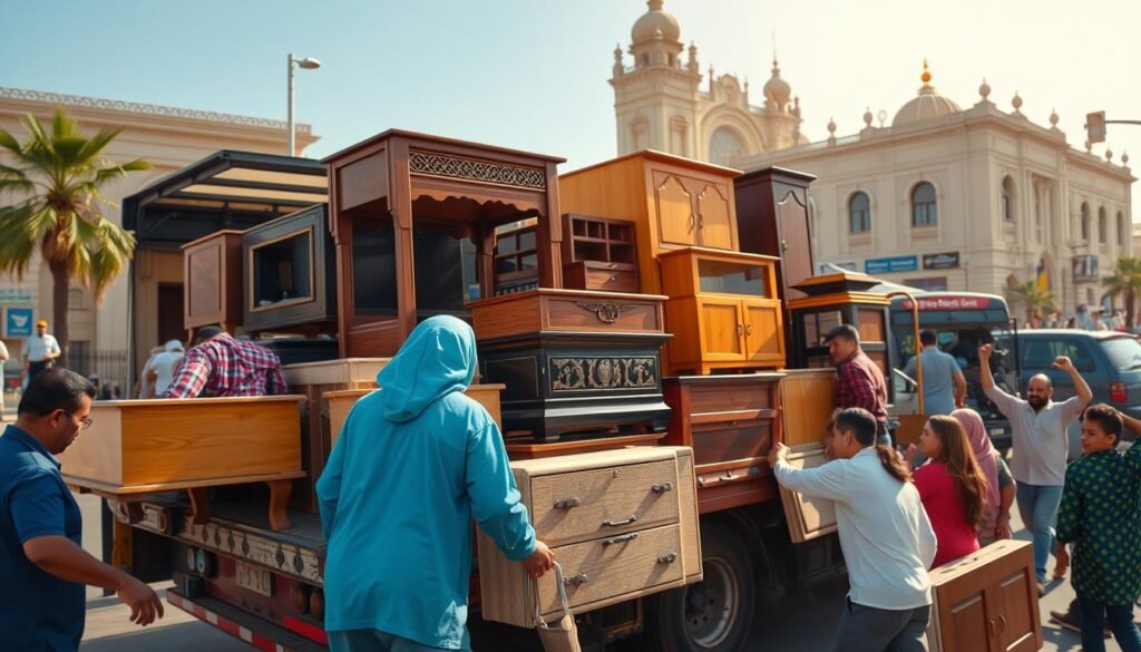 سيارات نقل عفش