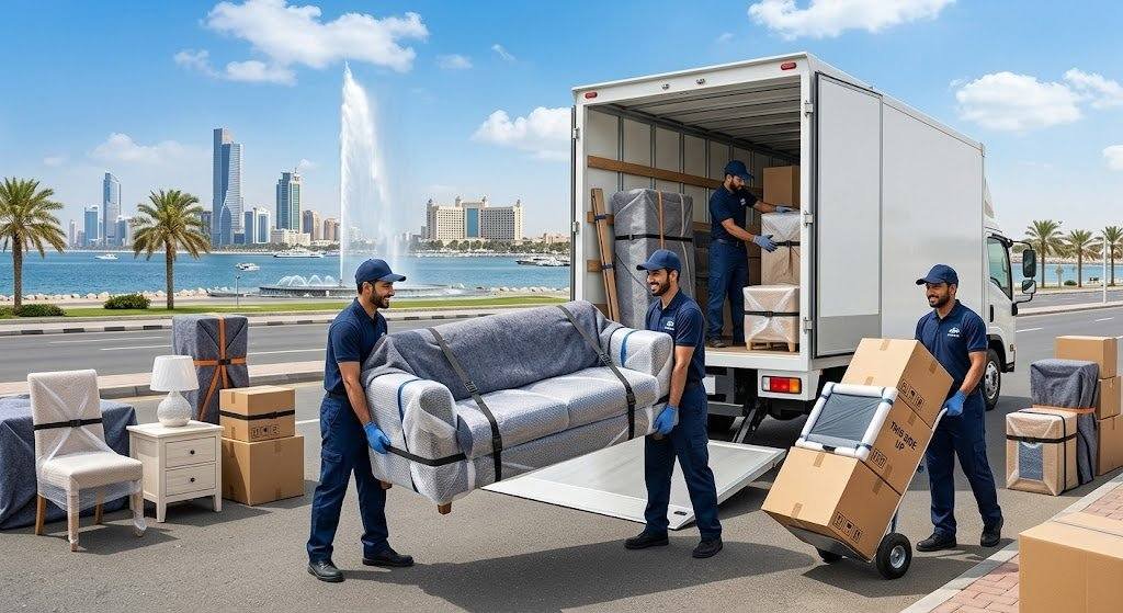 سيارات وشاحنات نقل عفش مغلقة ومجهزة بالكامل ضمن خدمات نقل عفش خميس مشيط لضمان حماية الممتلكات ووصولها بأمان تام وبدون أي خدوش أو تلف.